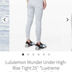 Lululemon Wee are from Space leggings